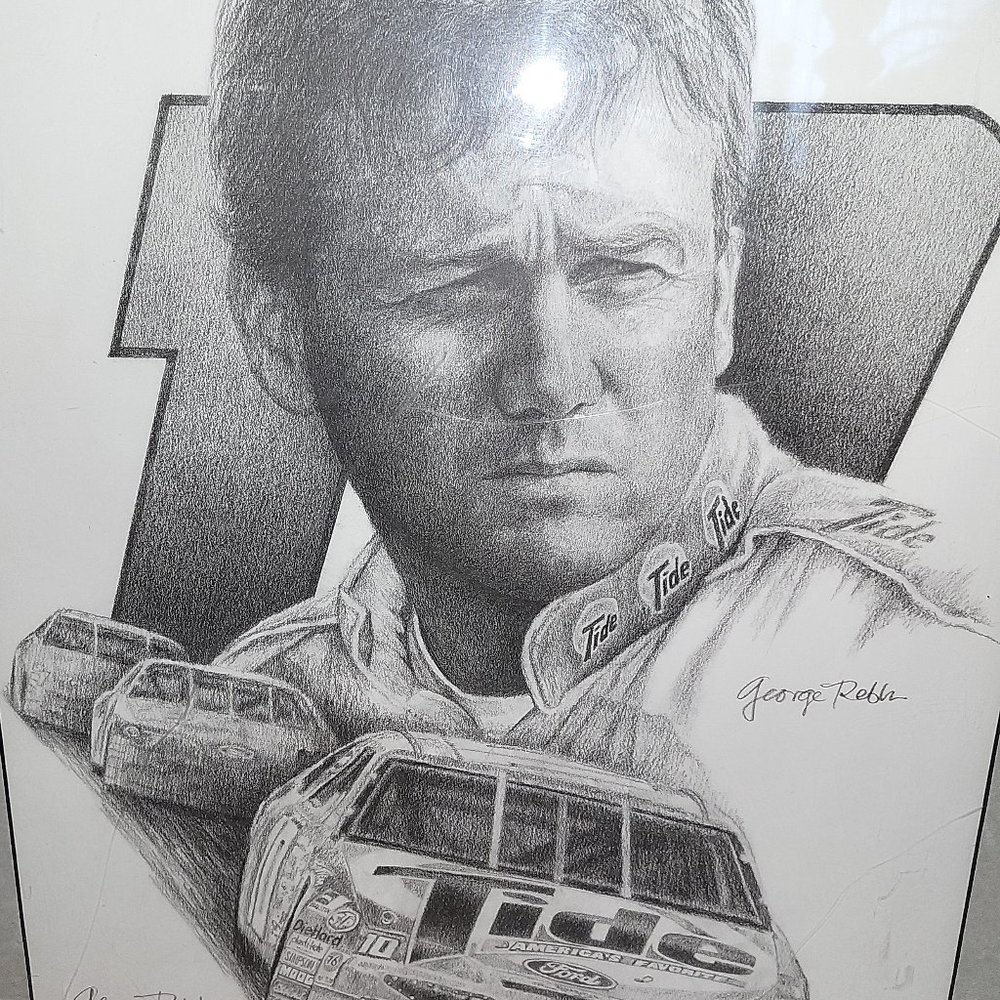 Signed & Number Vintage Lithograph  by George Rebh